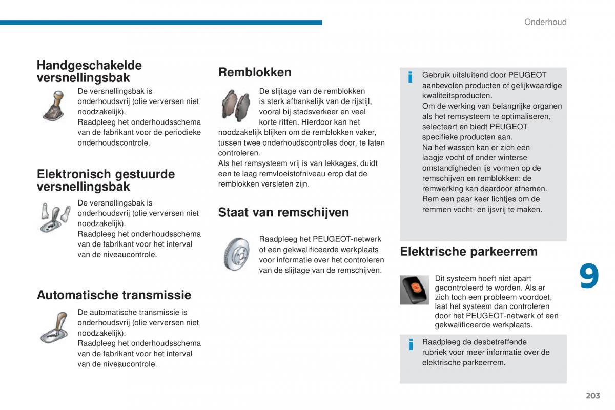 Peugeot 5008 II 2 handleiding / page 205