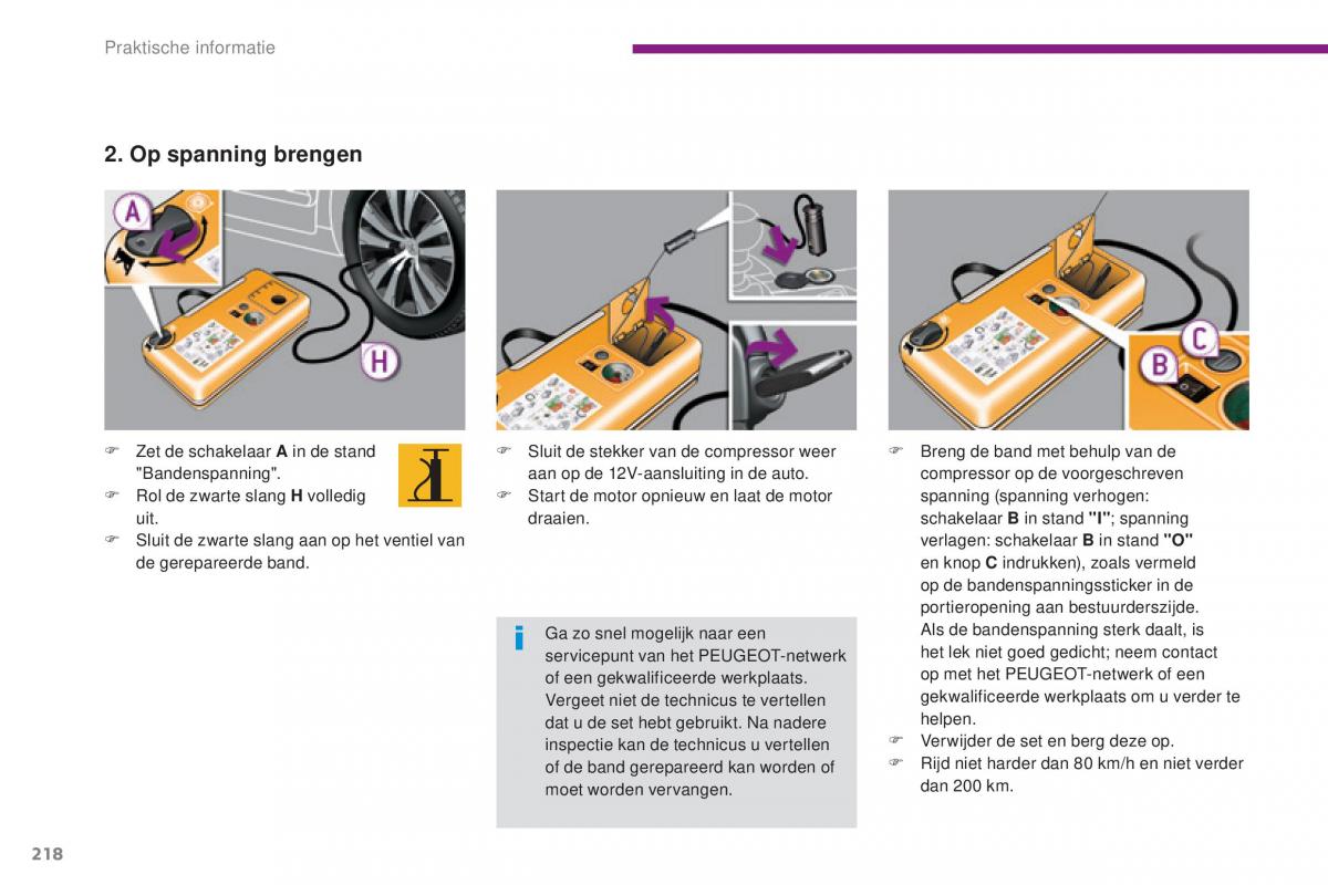 Peugeot 5008 II 2 handleiding / page 220
