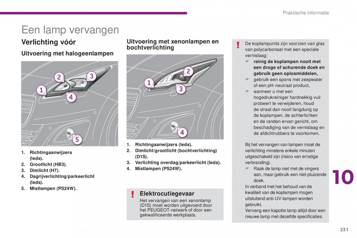 Peugeot 5008 II 2 handleiding / page 233