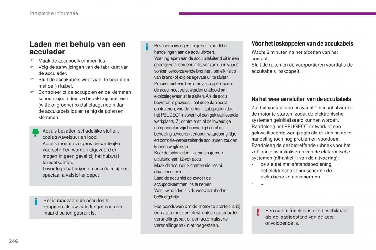 Peugeot 5008 II 2 handleiding / page 248