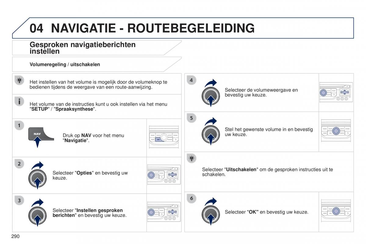 Peugeot 5008 II 2 handleiding / page 292
