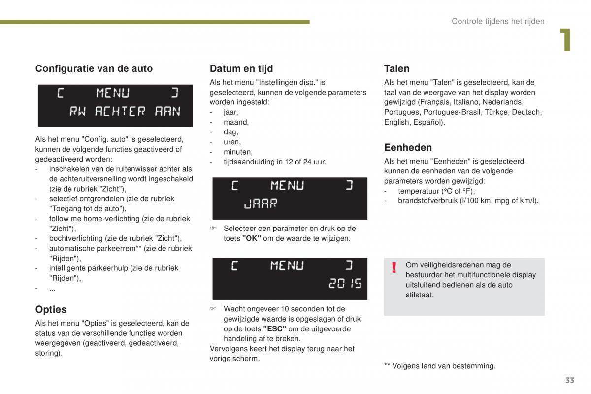 Peugeot 5008 II 2 handleiding / page 35