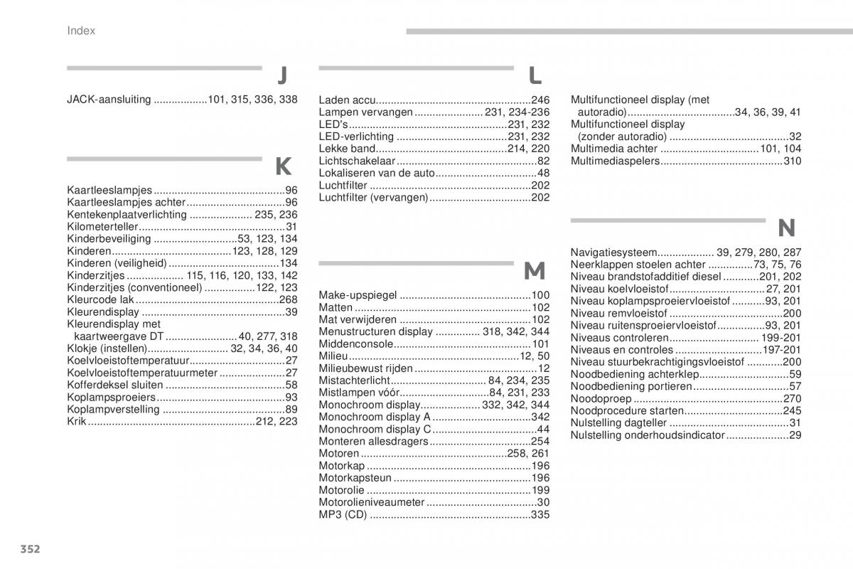 Peugeot 5008 II 2 handleiding / page 354