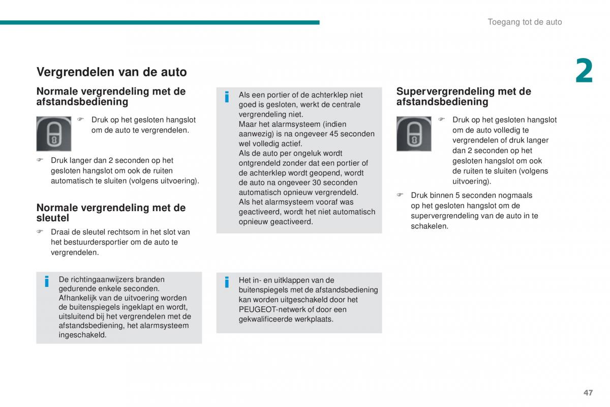 Peugeot 5008 II 2 handleiding / page 49