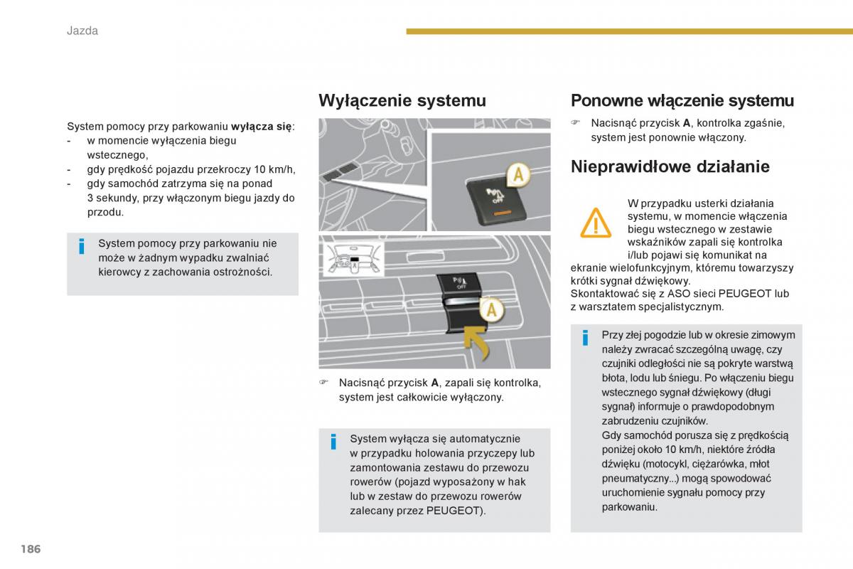 Peugeot 5008 II 2 instrukcja obslugi / page 188