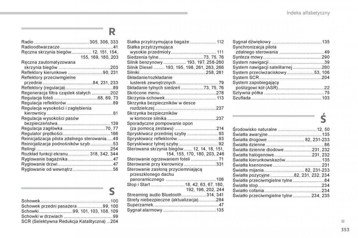 Peugeot 5008 II 2 instrukcja / page 355