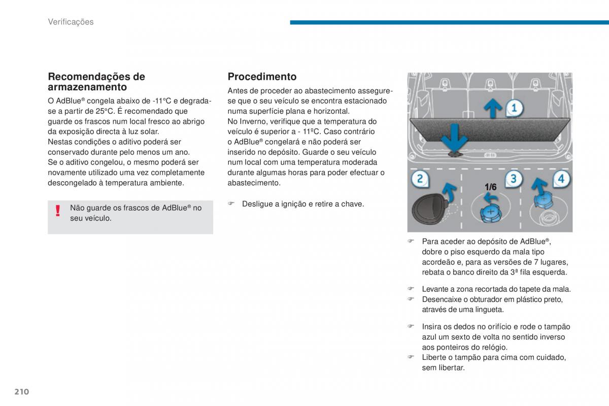 Peugeot 5008 II 2 manual del propietario / page 212
