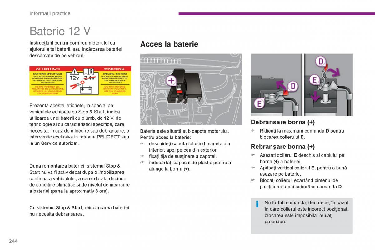 Peugeot 5008 II 2 manualul proprietarului / page 246