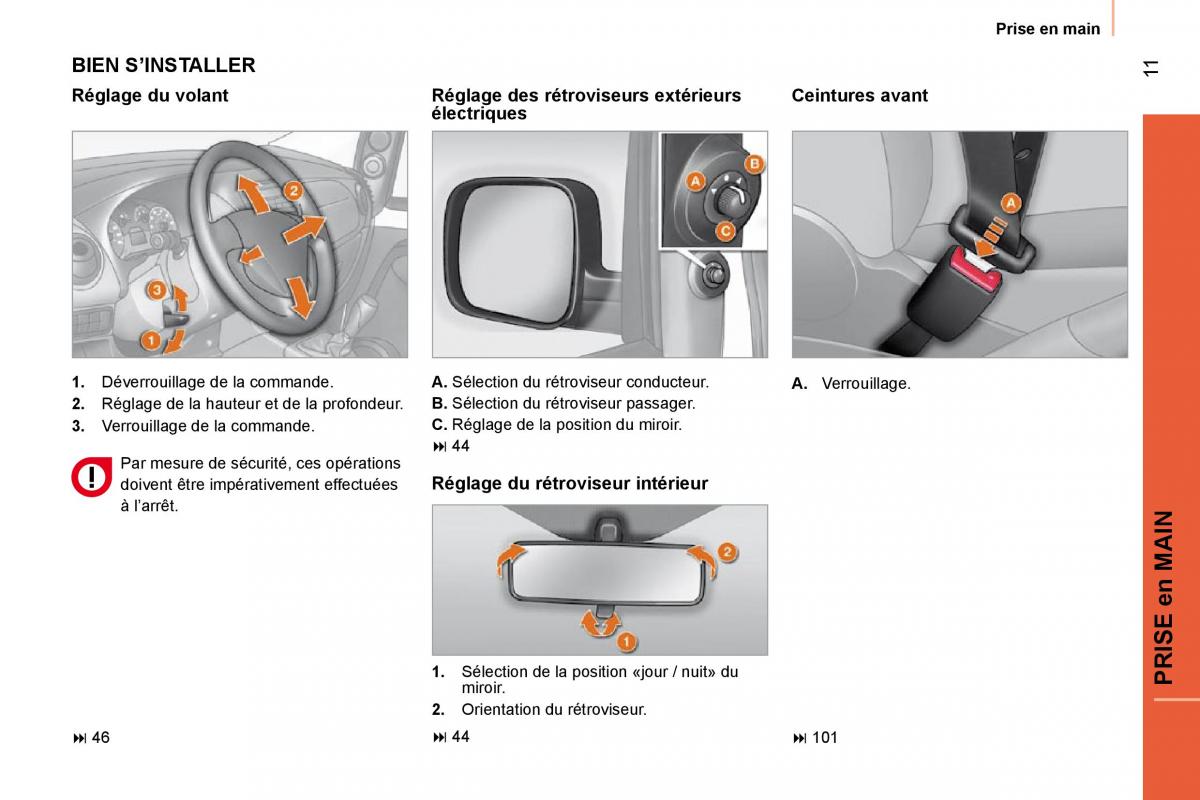 Peugeot Bipper owners manual / page 8