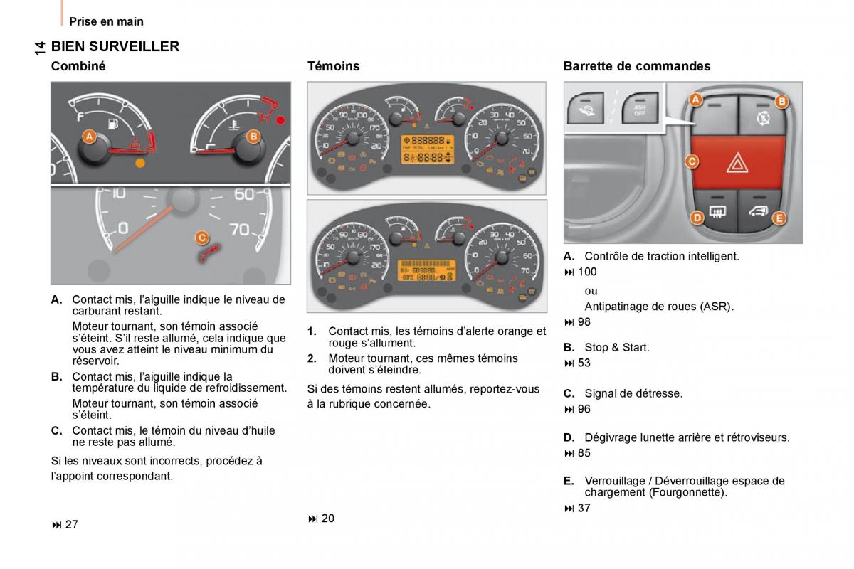 Peugeot Bipper owners manual / page 11