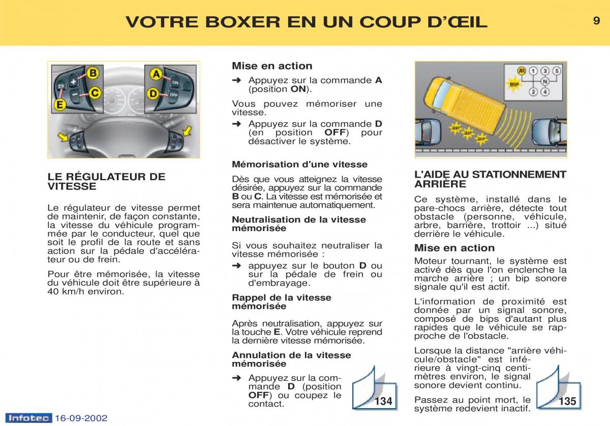 Peugeot Boxer manuel du proprietaire / page 8