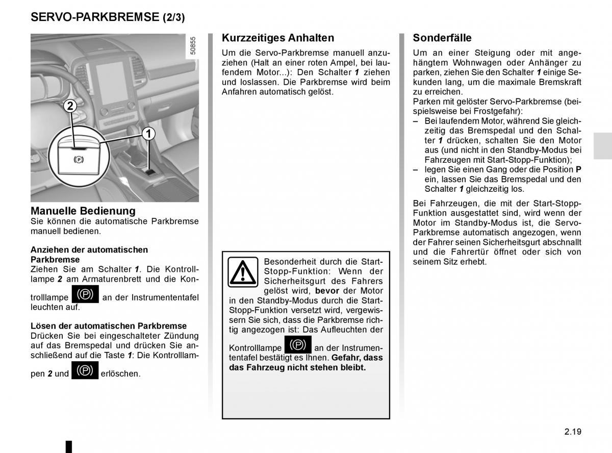 Renault Koleos II 2 Handbuch / page 123
