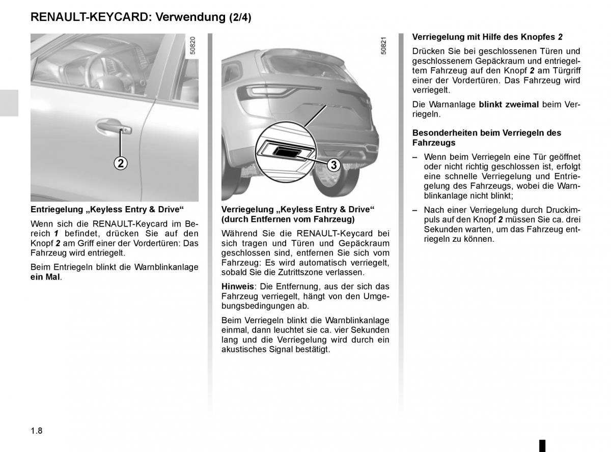 Renault Koleos II 2 Handbuch / page 14