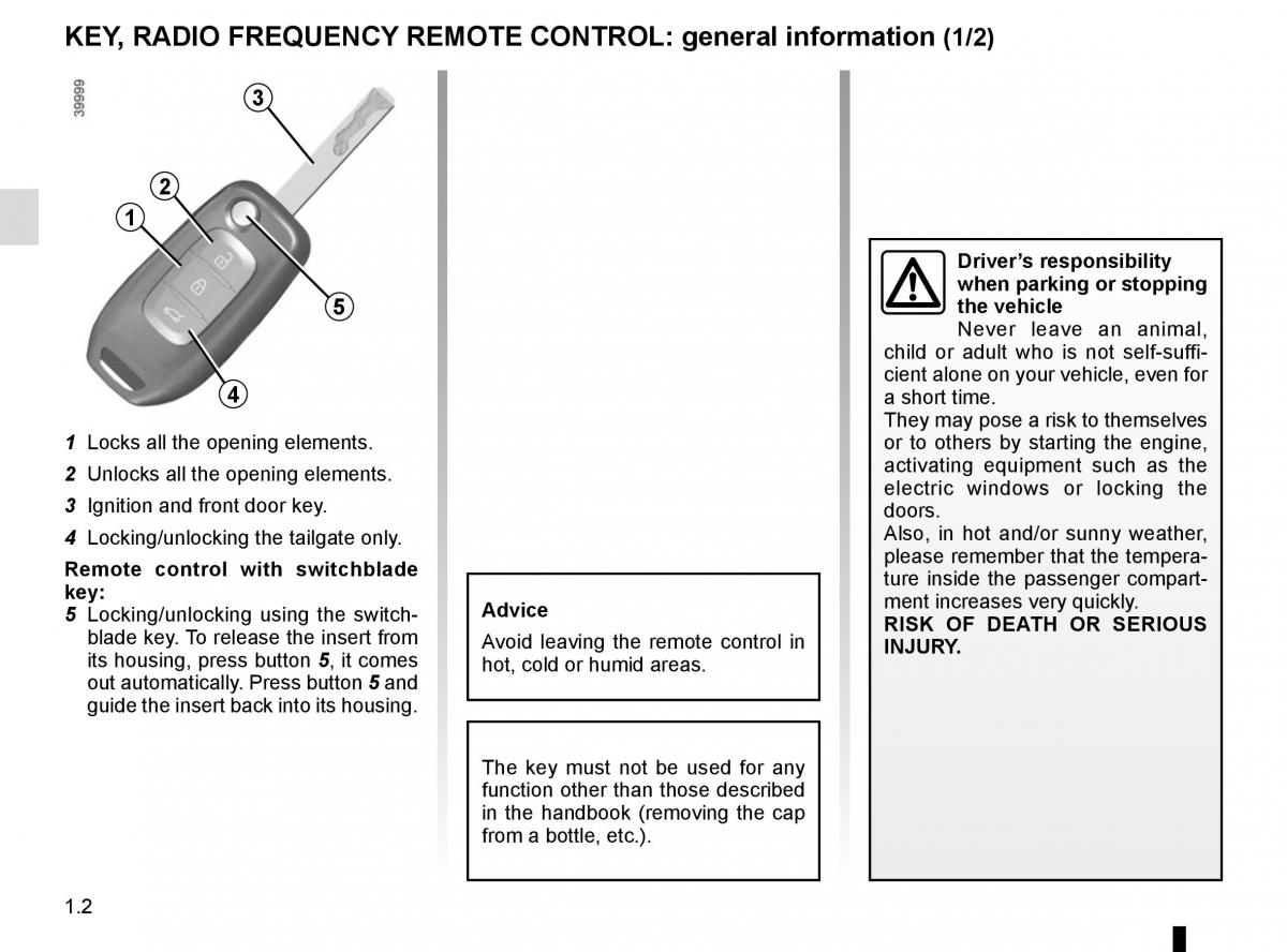 Renault Koleos II 2 owners manual / page 8