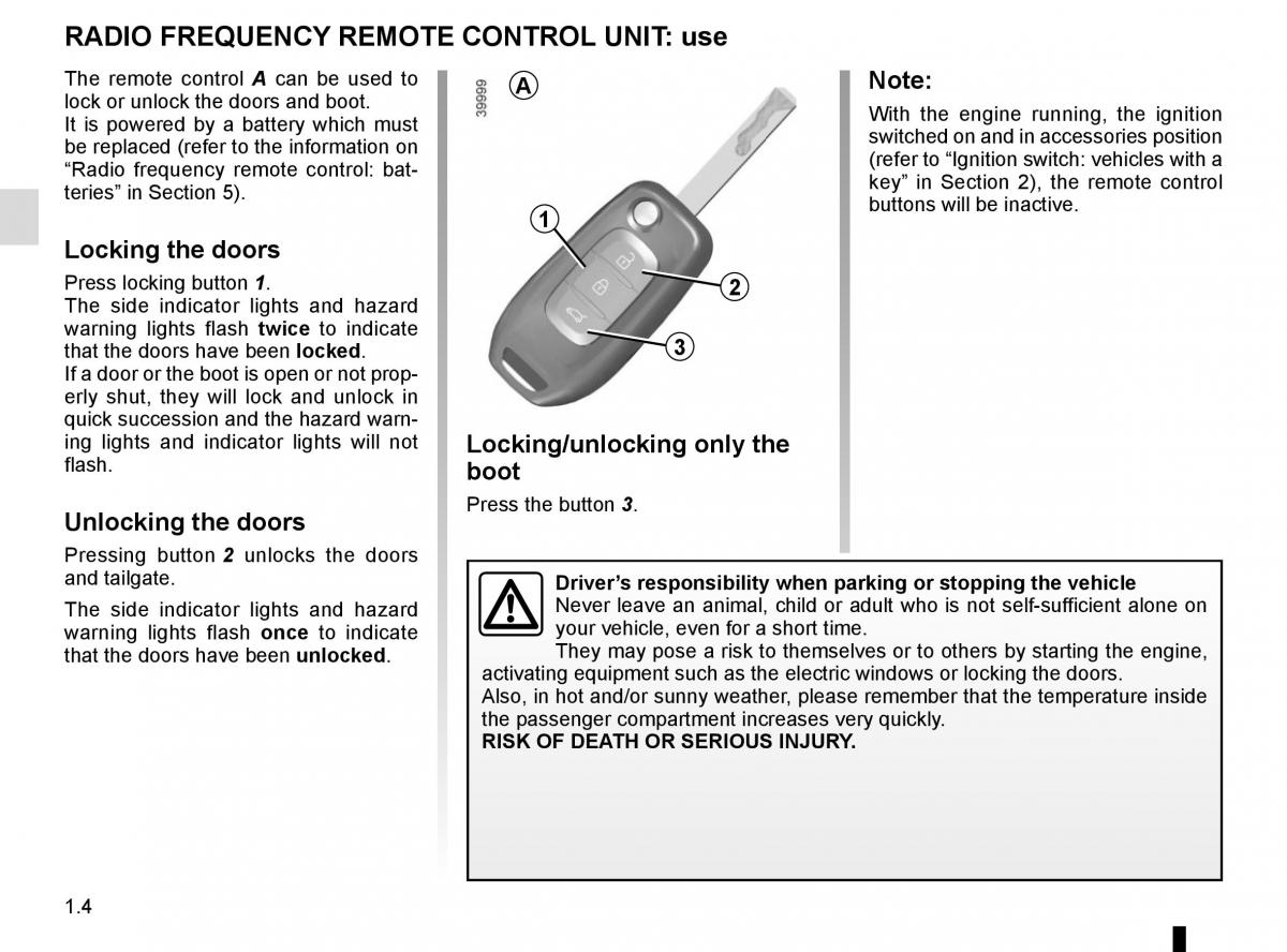 Renault Koleos II 2 owners manual / page 10