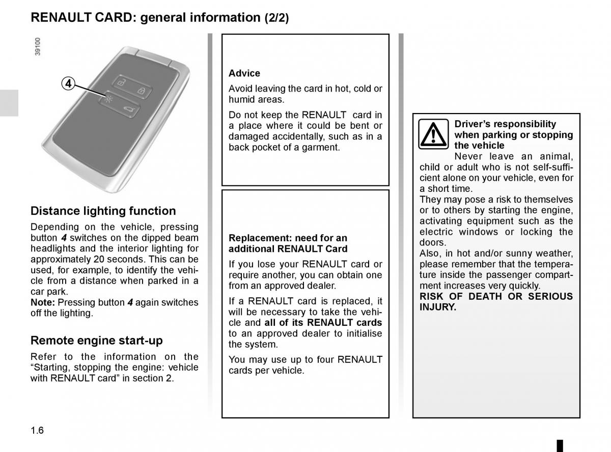 Renault Koleos II 2 owners manual / page 12