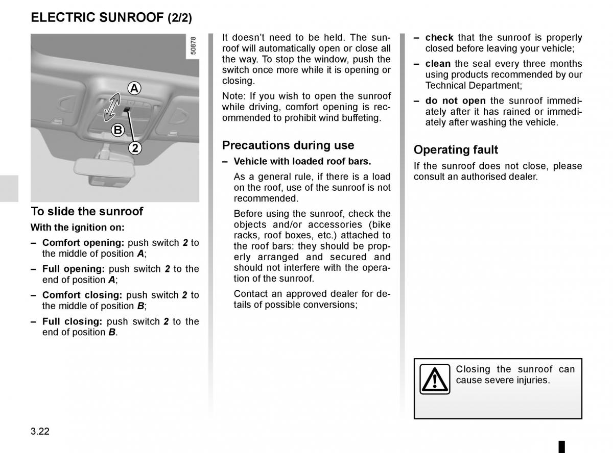 Renault Koleos II 2 owners manual / page 216