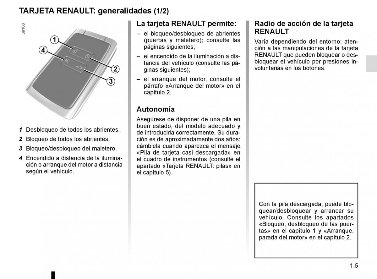 Renault Koleos II 2 manual del propietario / page 11