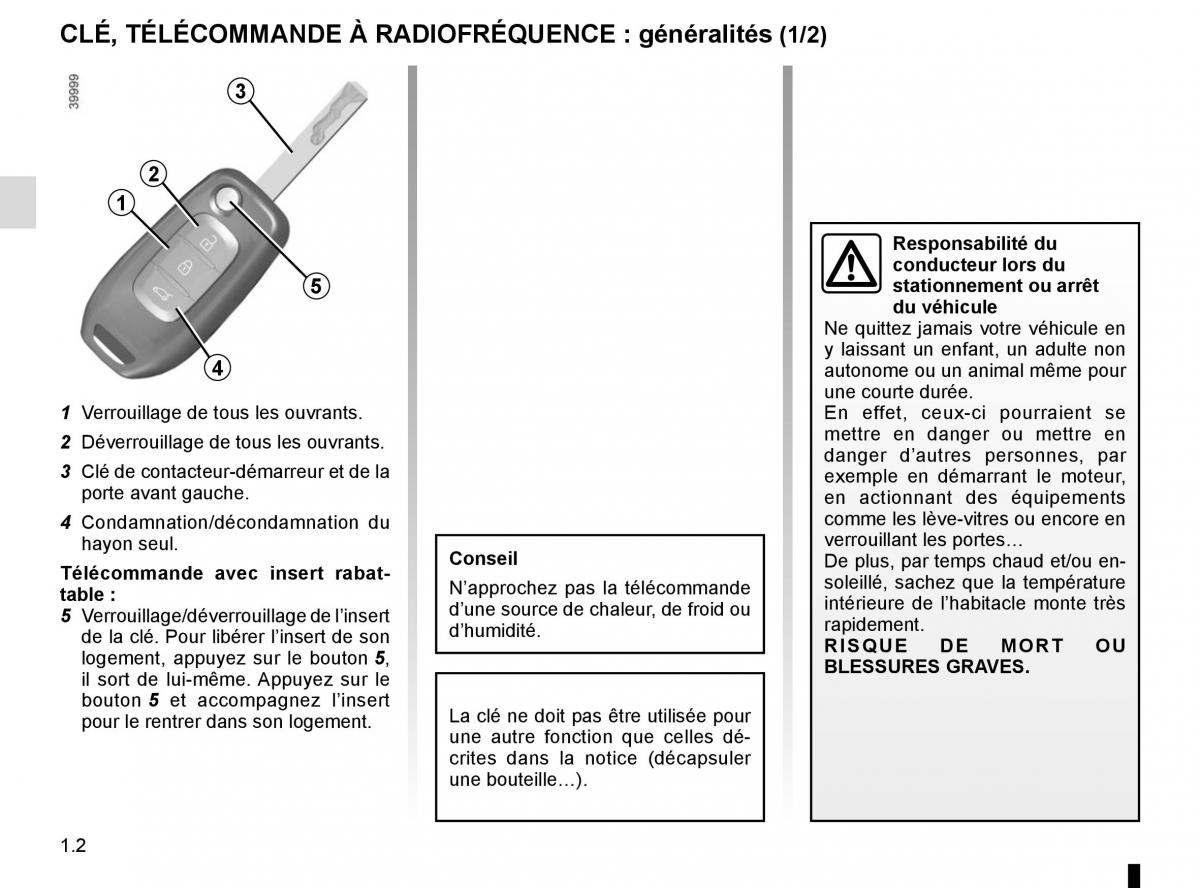Renault Koleos II 2 manuel du proprietaire / page 8