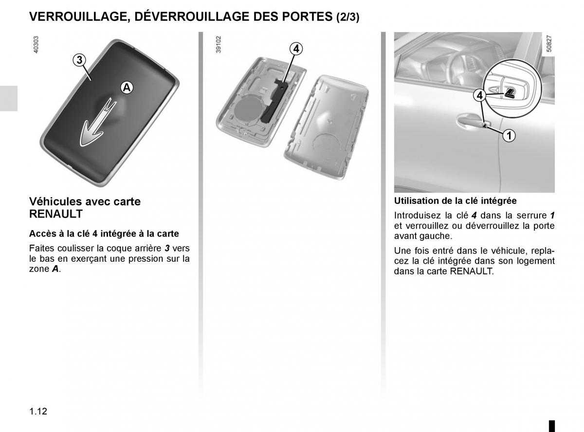 Renault Koleos II 2 manuel du proprietaire / page 18