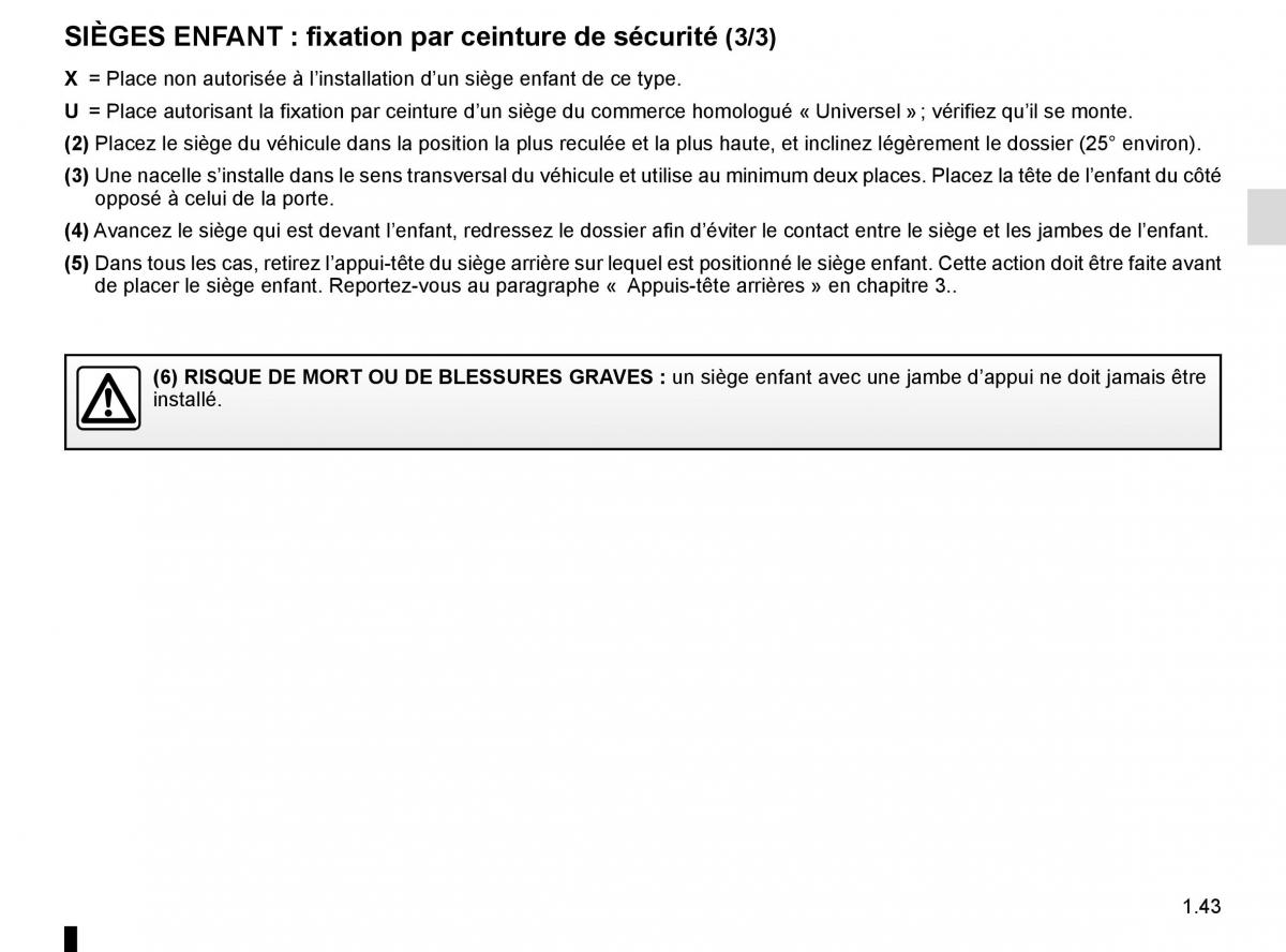 Renault Koleos II 2 manuel du proprietaire / page 49