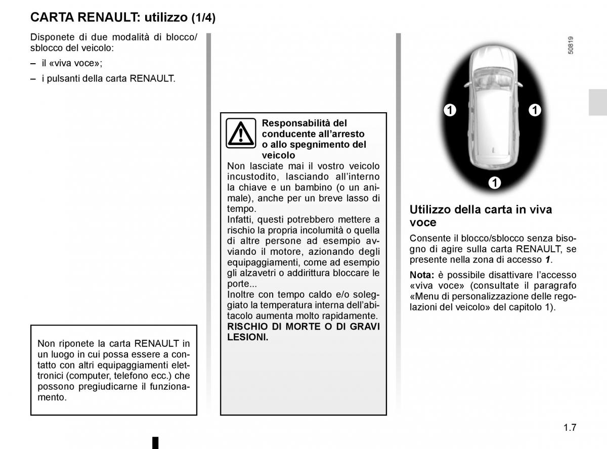 manual Renault Koleos II 2 manuale del proprietario / page 13