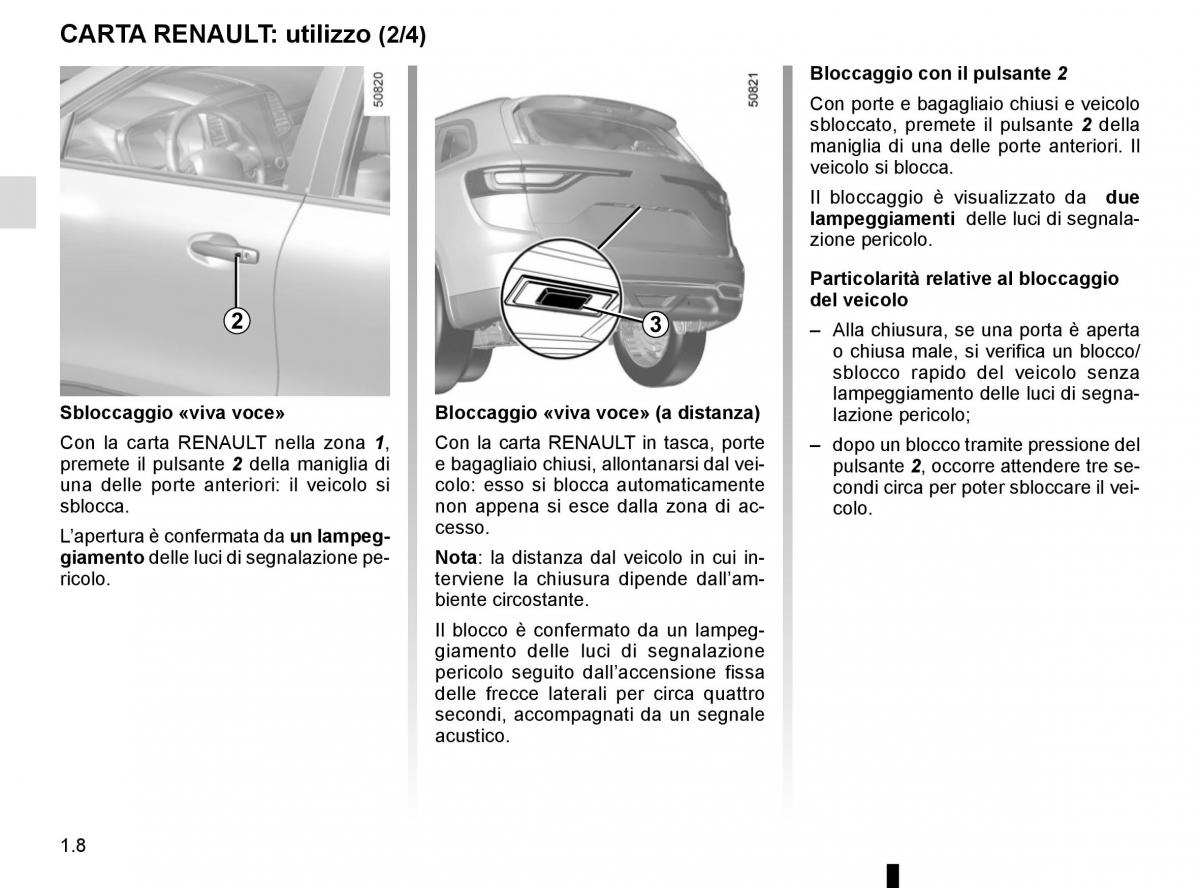 Renault Koleos II 2 manuale del proprietario / page 14
