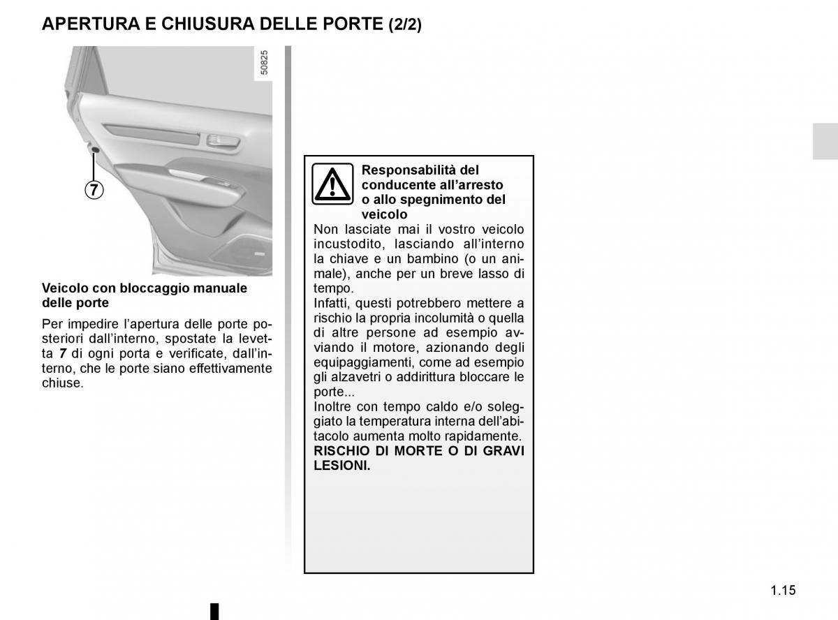 manual Renault Koleos II 2 manuale del proprietario / page 21
