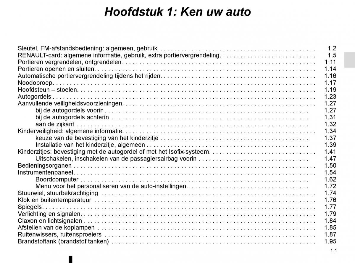 Renault Koleos II 2 handleiding / page 7