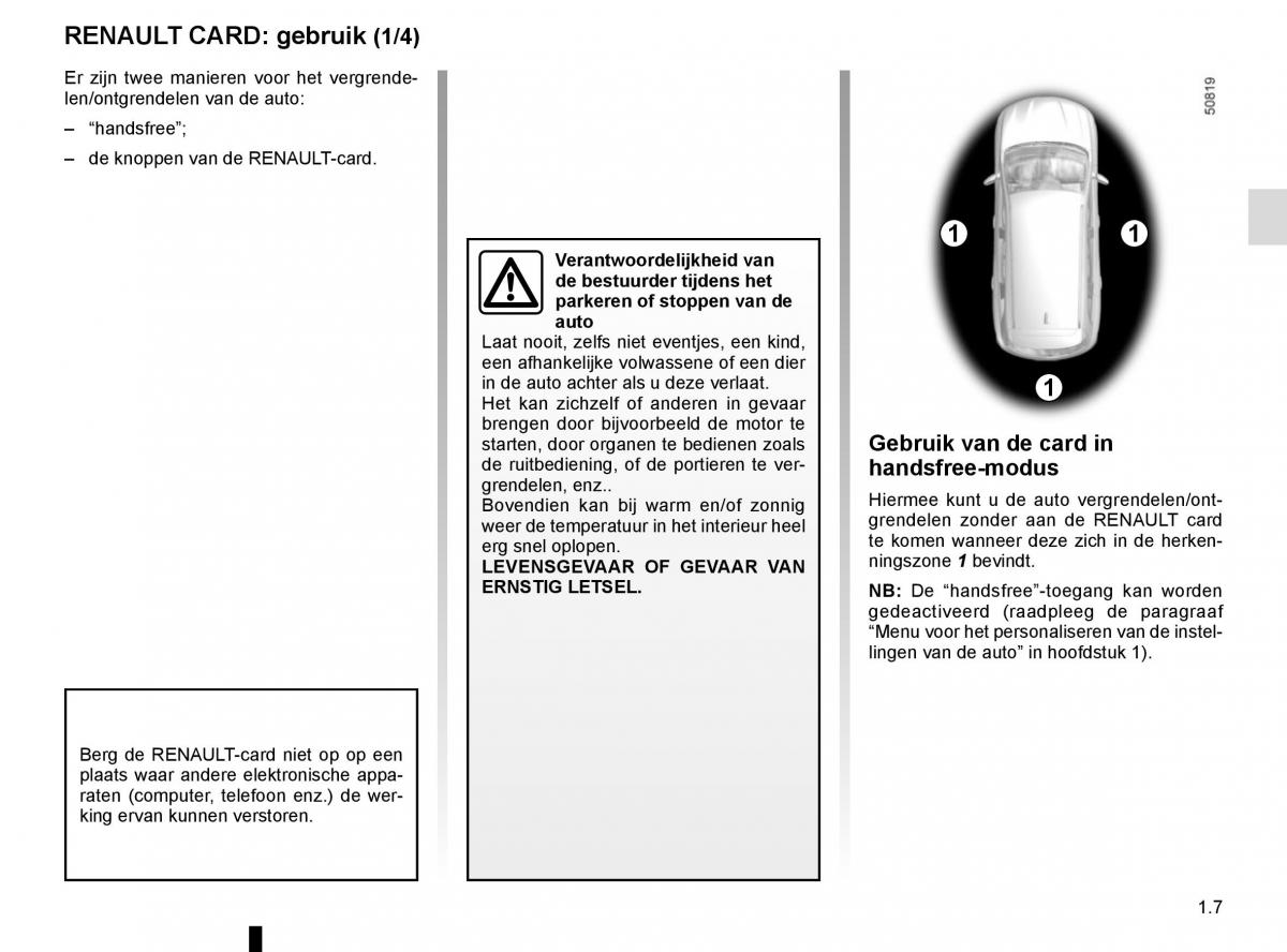 manual de usuario Renault Koleos II 2 handleiding / page 13