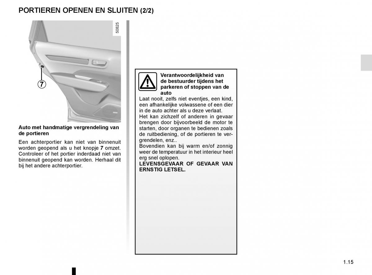 manual de usuario Renault Koleos II 2 handleiding / page 21