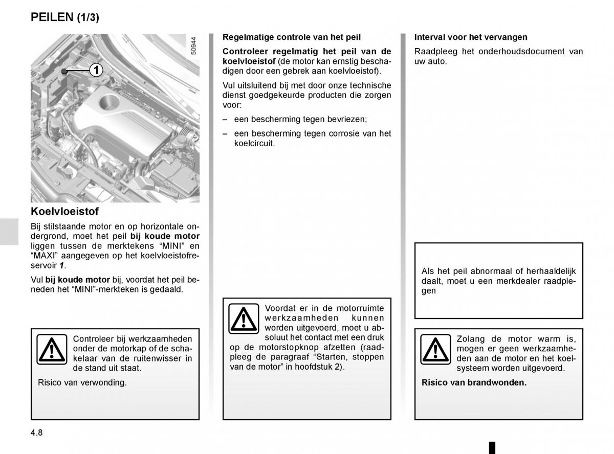 Renault Koleos II 2 handleiding / page 252