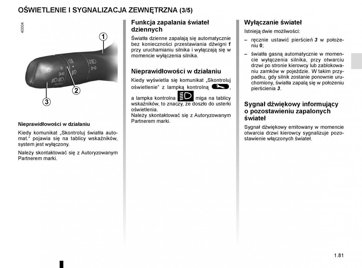Renault Koleos II 2 instrukcja obslugi / page 87