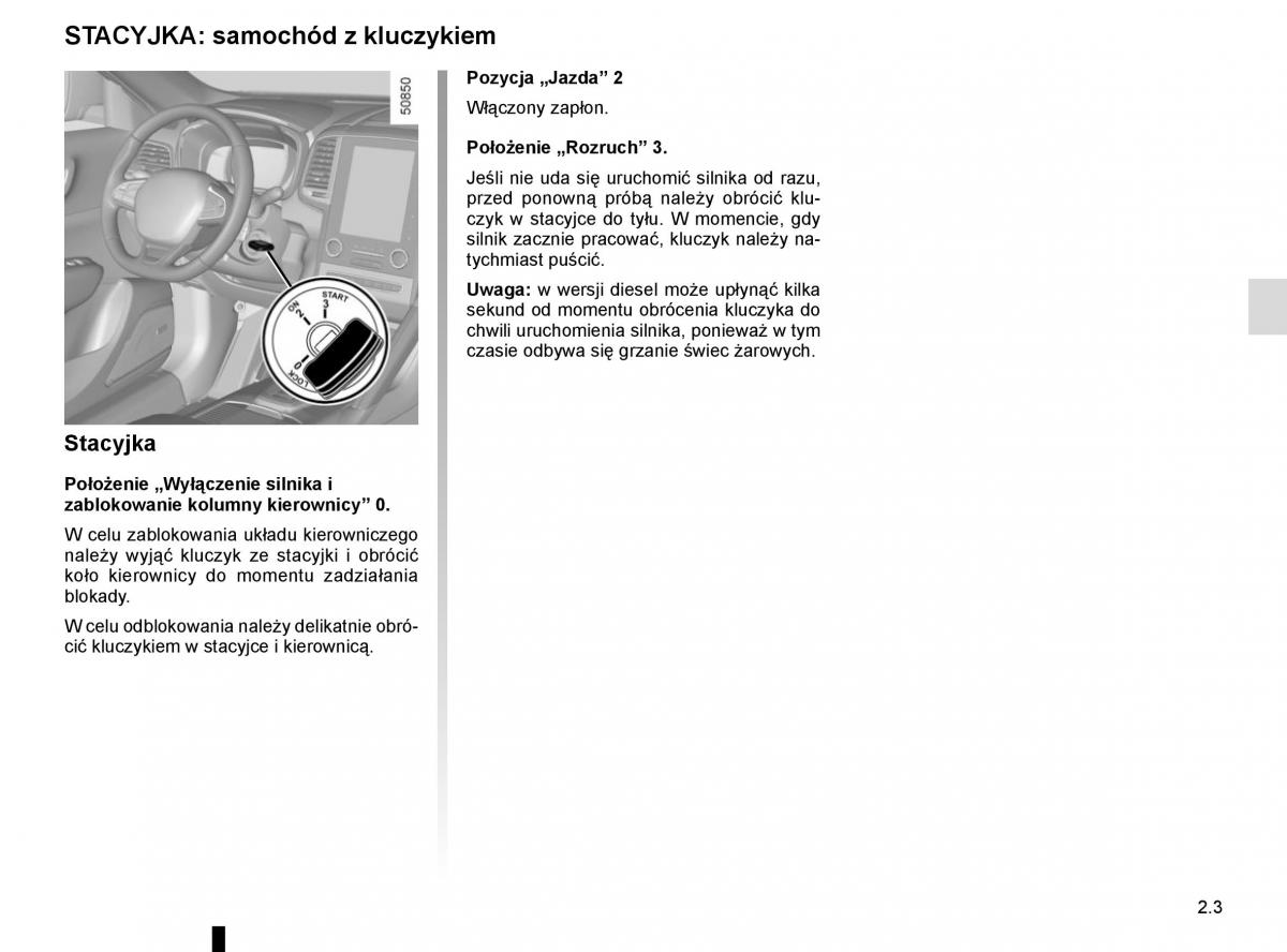 Renault Koleos II 2 instrukcja obslugi / page 107