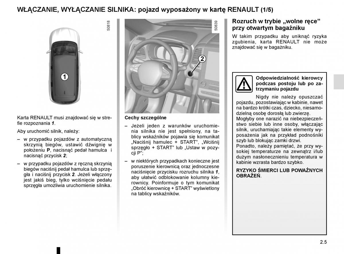 Renault Koleos II 2 instrukcja obslugi / page 109
