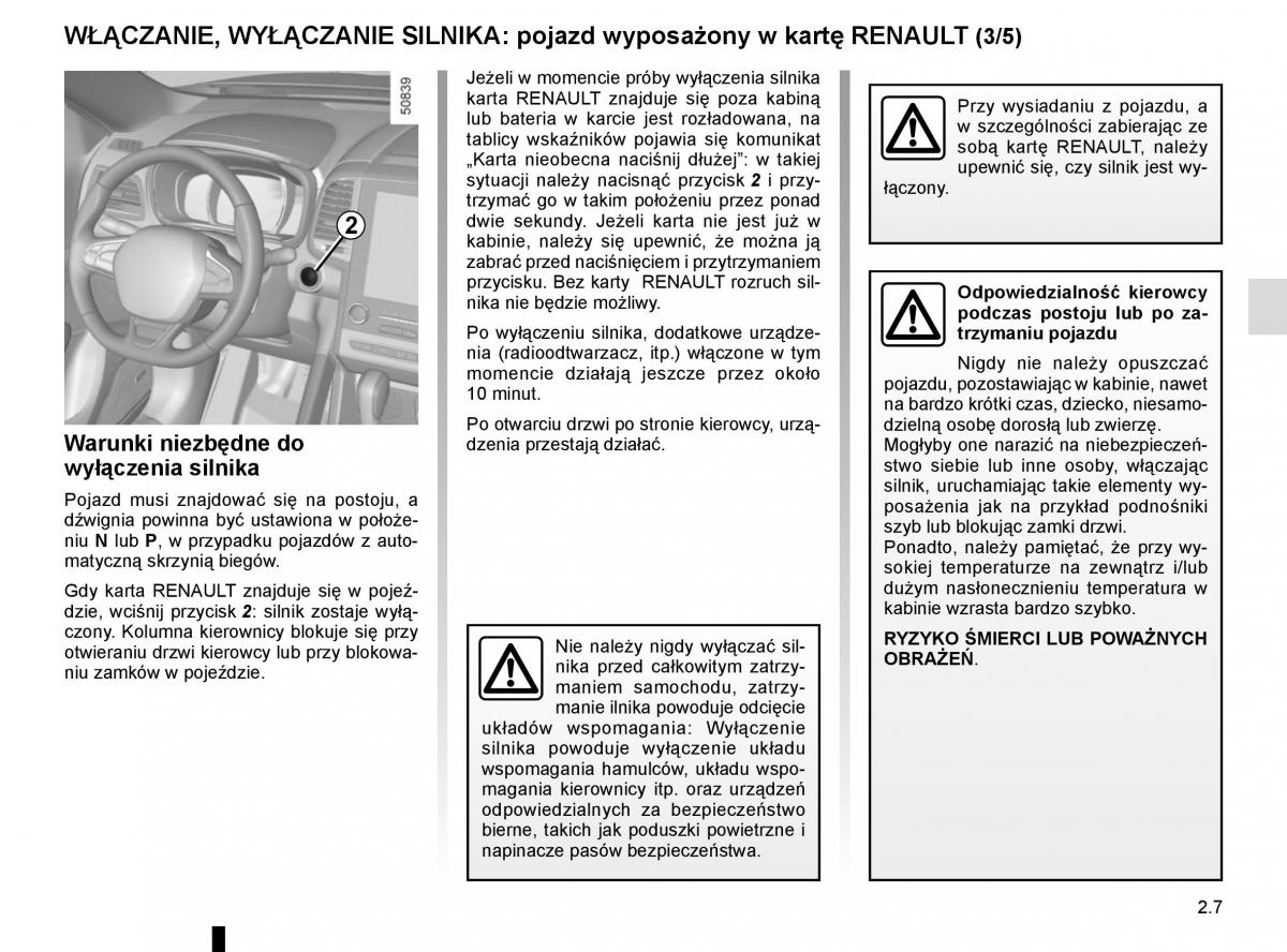 Renault Koleos II 2 instrukcja obslugi / page 111