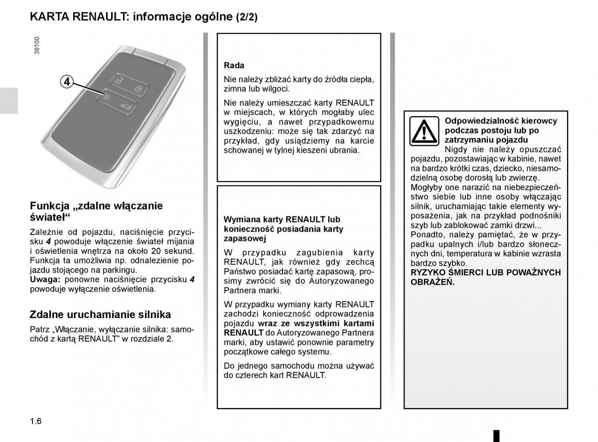manuel du propriétaire Renault Koleos II 2 instrukcja / page 12