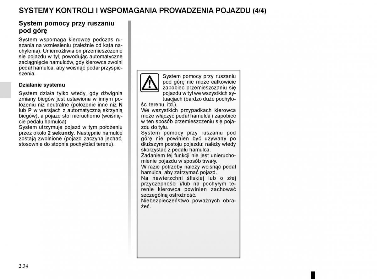Renault Koleos II 2 instrukcja obslugi / page 138