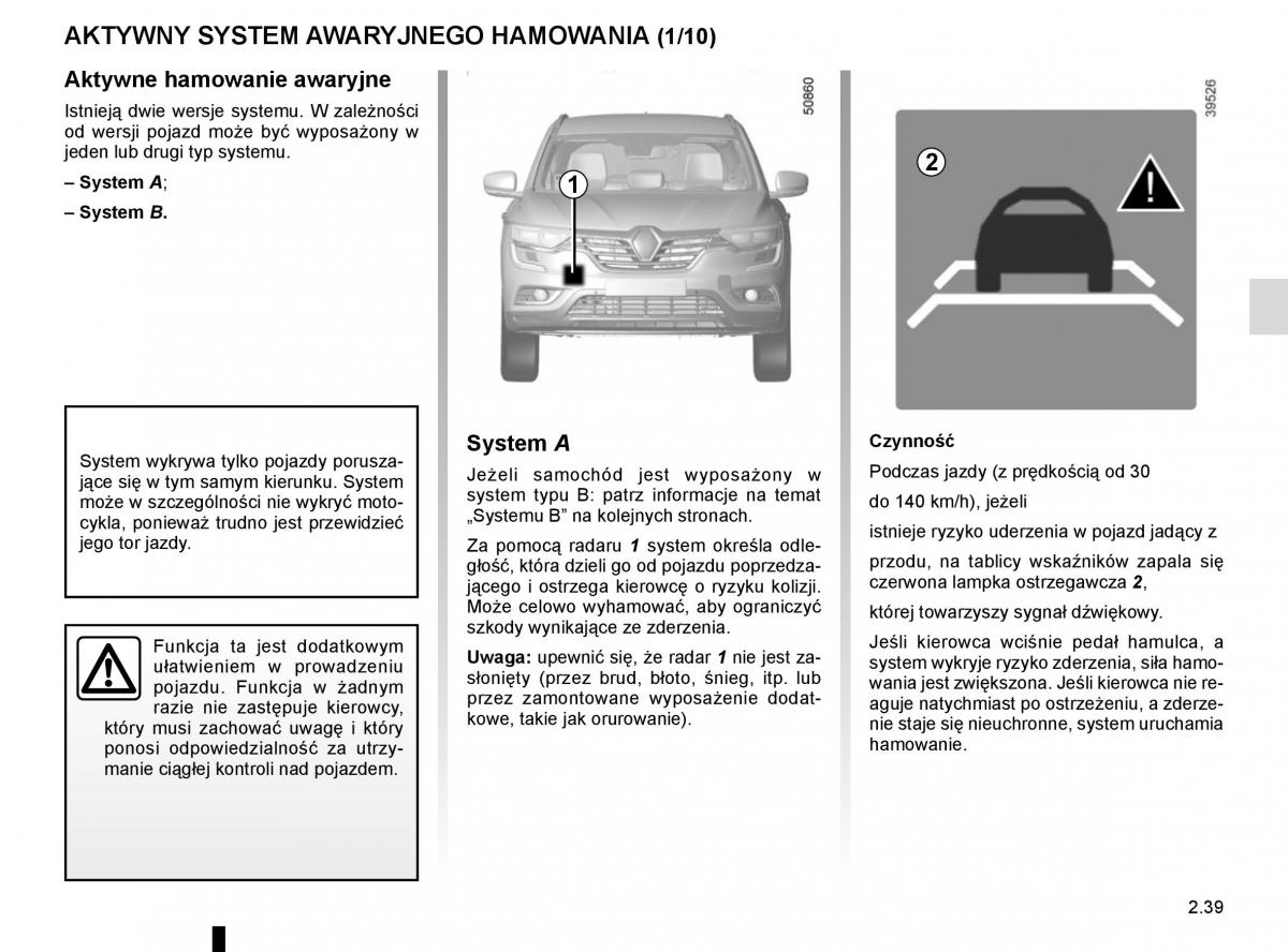 Renault Koleos II 2 instrukcja obslugi / page 143