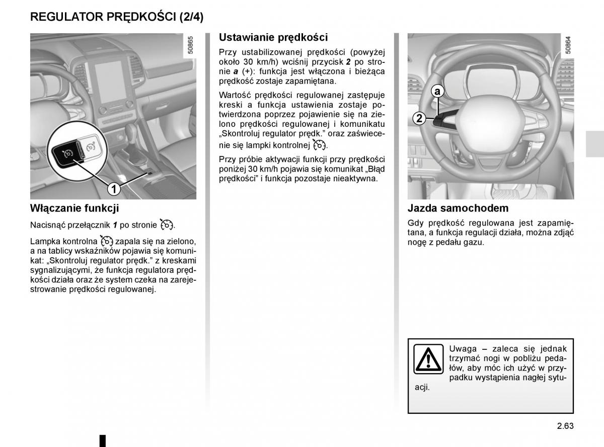 Renault Koleos II 2 instrukcja obslugi / page 167