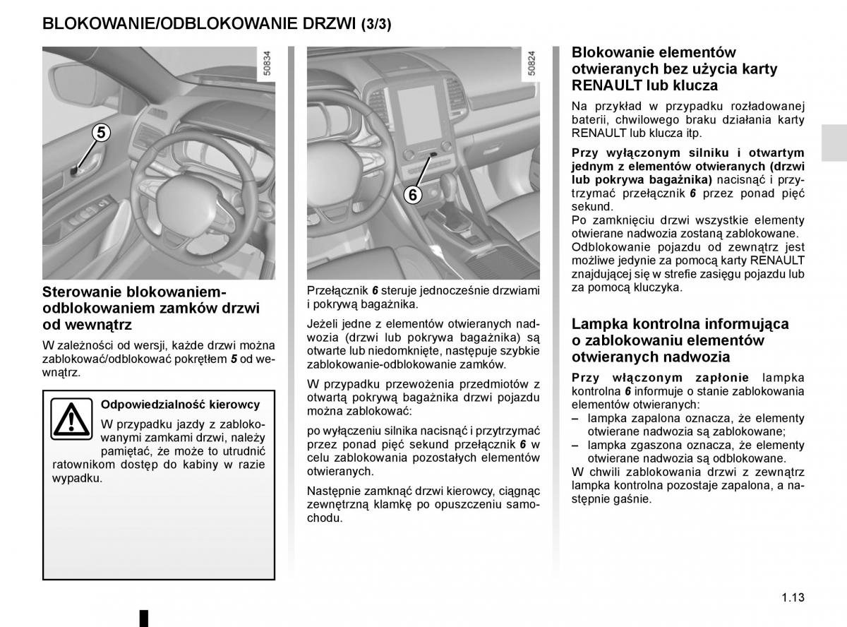 Renault Koleos II 2 instrukcja obslugi / page 19