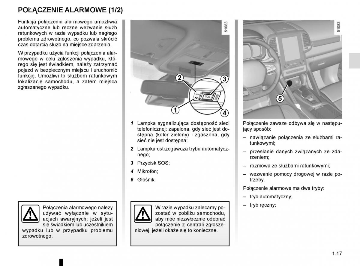 Renault Koleos II 2 instrukcja obslugi / page 23