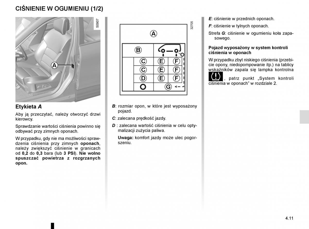 Renault Koleos II 2 instrukcja obslugi / page 255