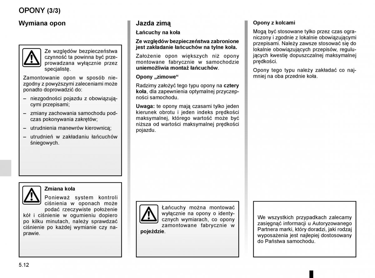Renault Koleos II 2 instrukcja obslugi / page 274
