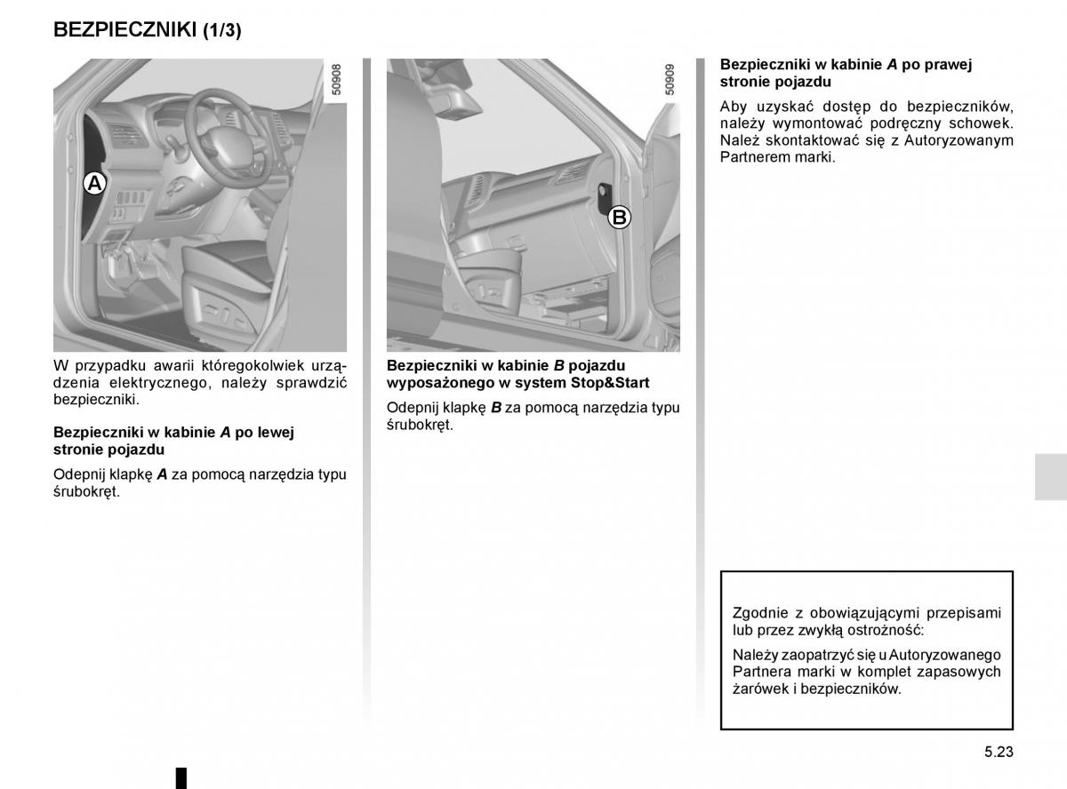 Renault Koleos II 2 instrukcja obslugi / page 285