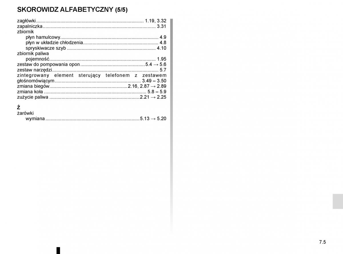 manual Renault Koleos II 2 instrukcja / page 327