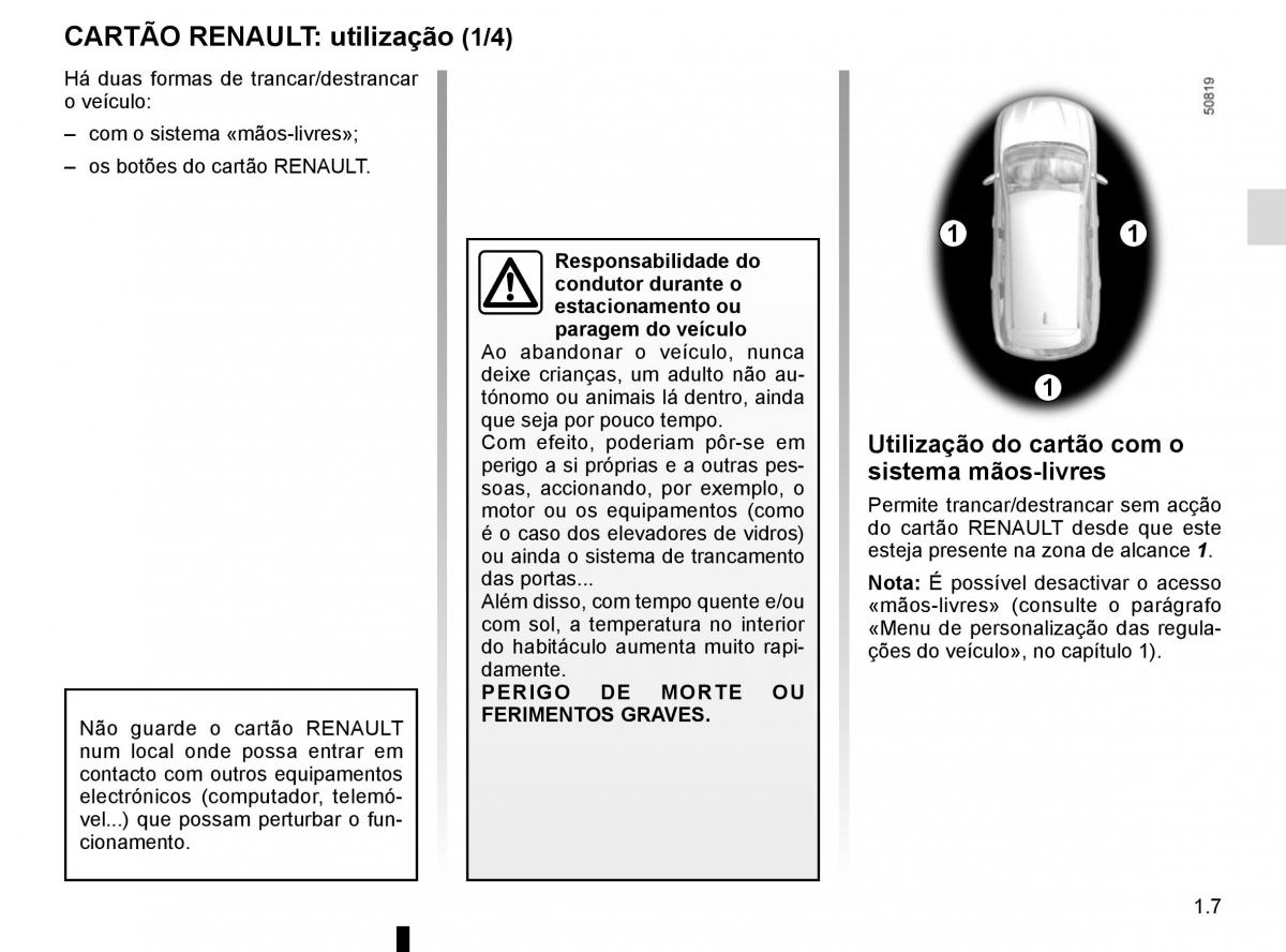 Renault Koleos II 2 manual del propietario / page 13