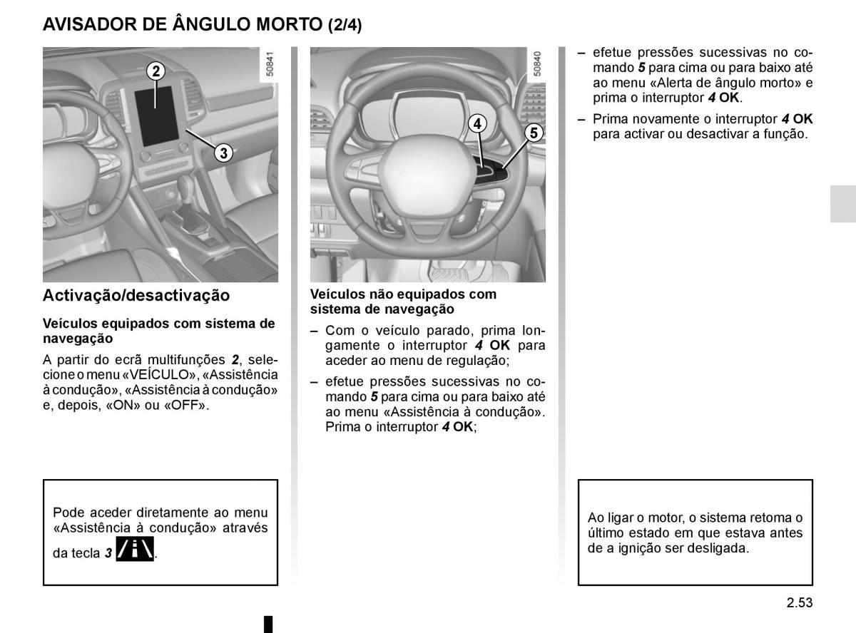 Renault Koleos II 2 manual del propietario / page 157