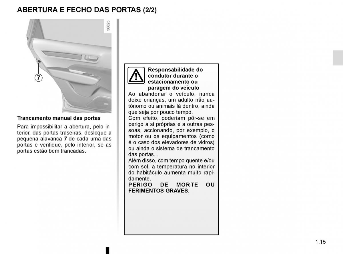 manuel du propriétaire Renault Koleos II 2 manual del propietario / page 21