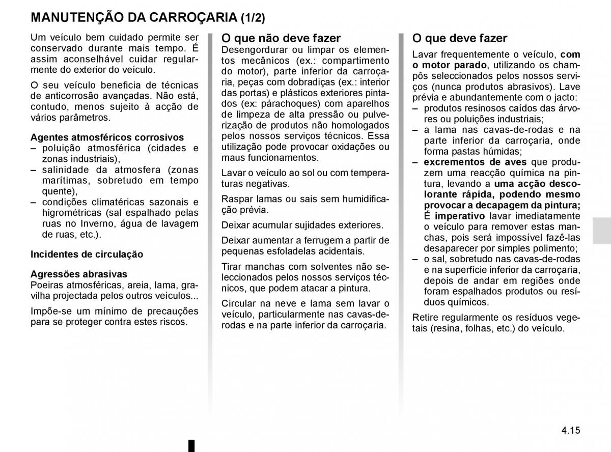 Renault Koleos II 2 manual del propietario / page 259